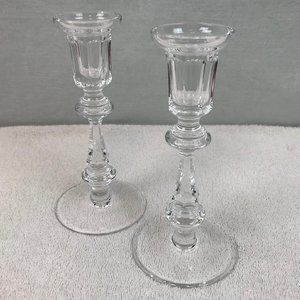 Waterford Cut Crystal CURRAGHMORE Candlesticks